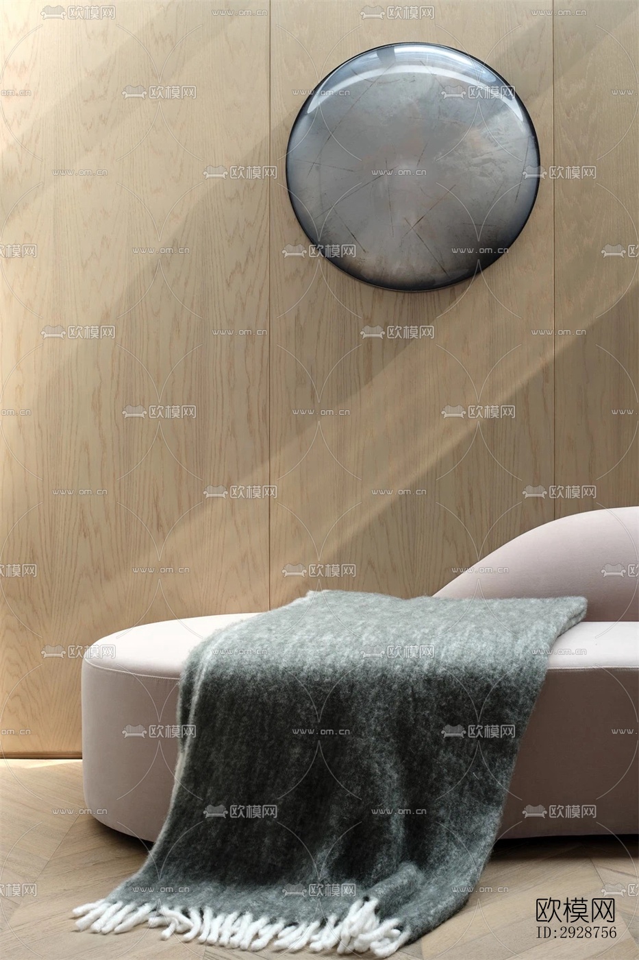 现代平层效果图下载（渲染图6）