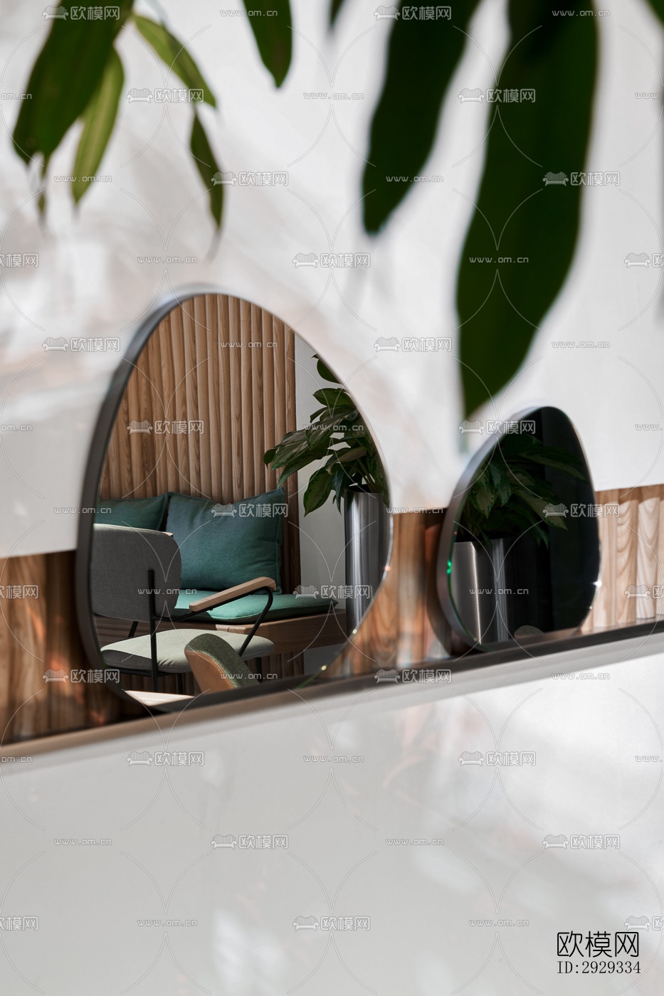 北欧咖啡奶茶效果图下载（渲染图12）