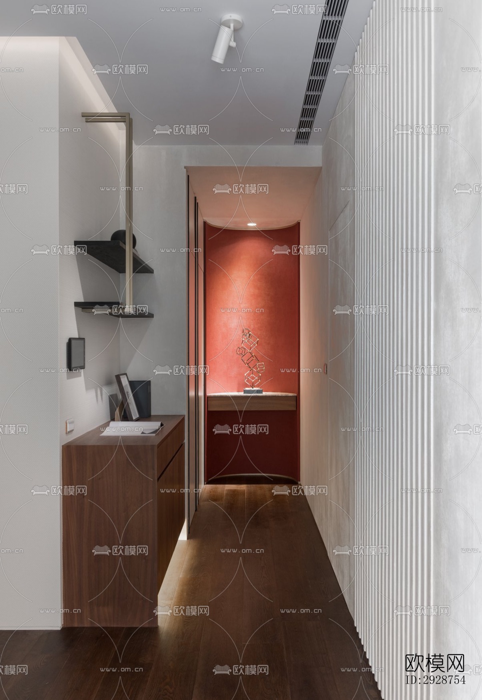 现代平层效果图下载（渲染图5）