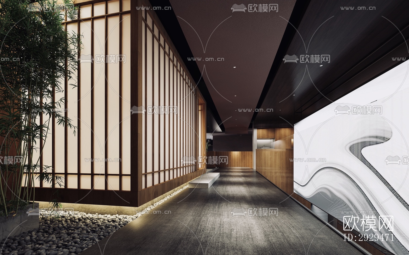 日式日韩料理效果图下载（渲染图12）