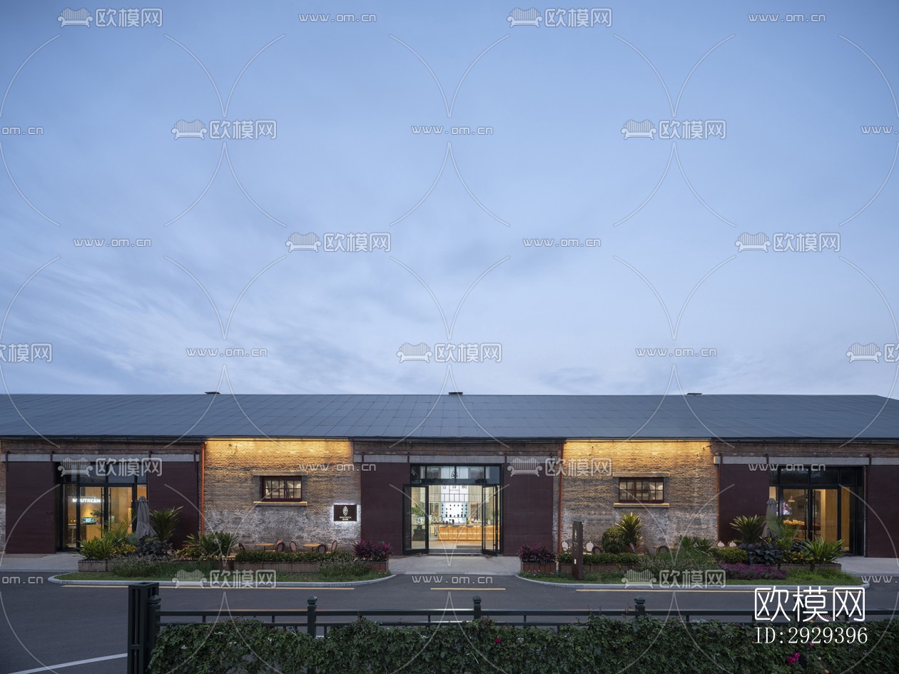 工业风咖啡奶茶效果图下载（渲染图7）