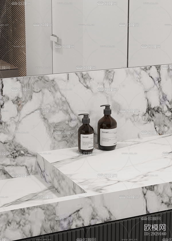 现代办公区效果图下载（渲染图8）