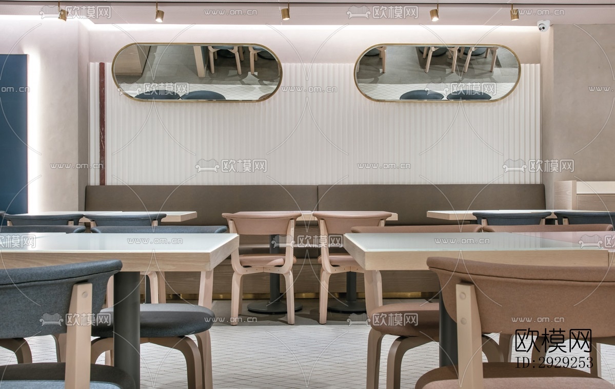 北欧中餐厅效果图下载（渲染图8）