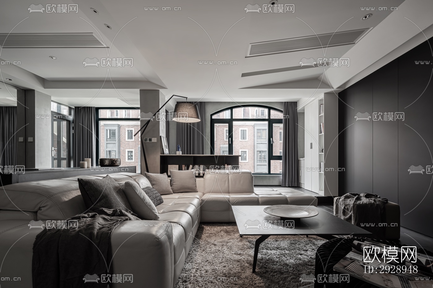 高级灰平层效果图下载（渲染图12）