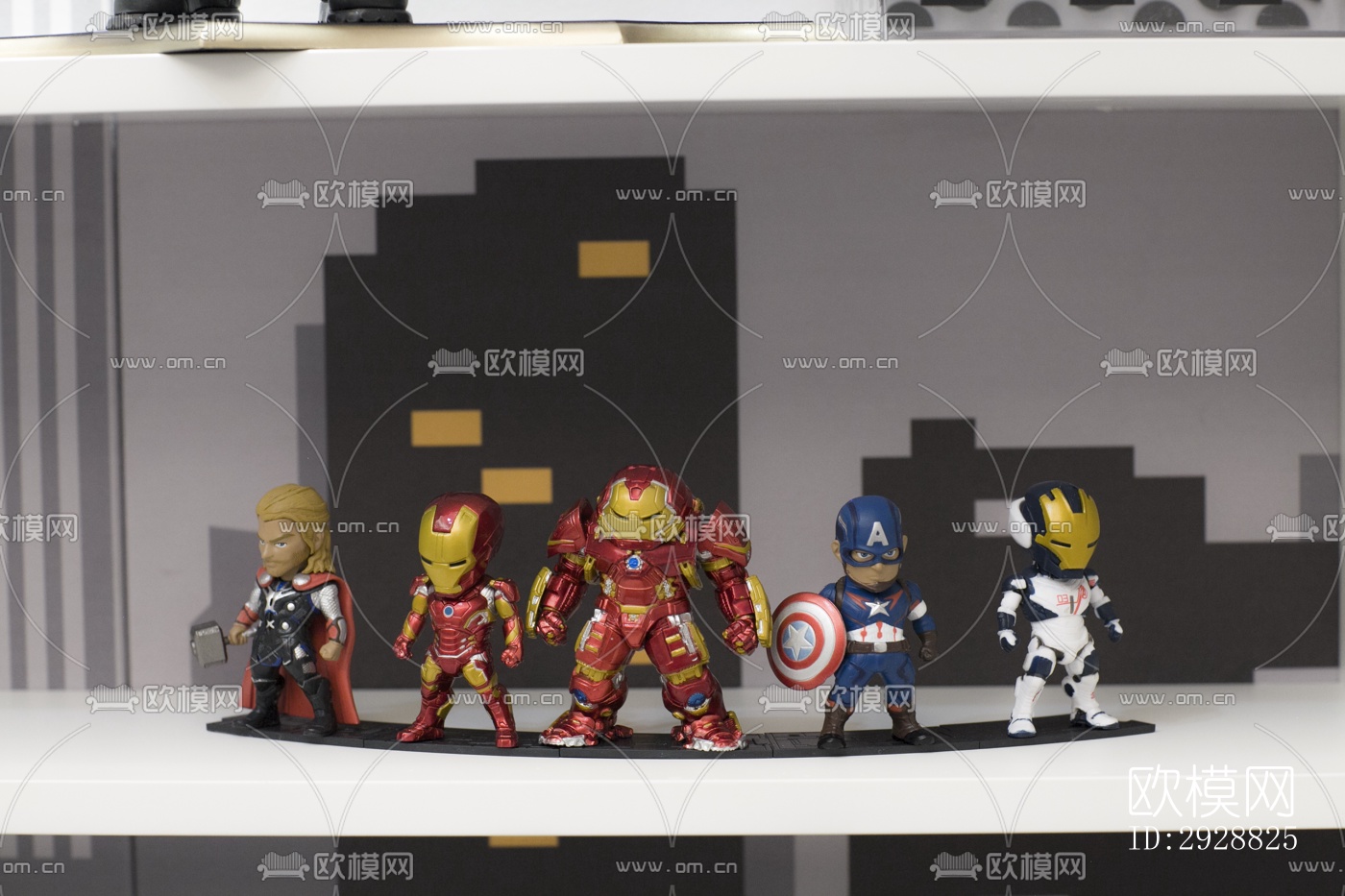 现代平层效果图下载（渲染图9）