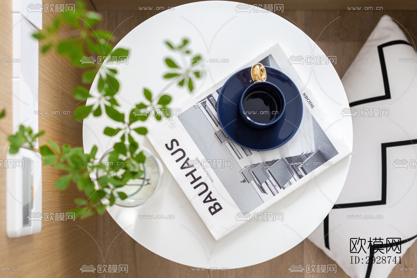 现代平层效果图下载（渲染图9）