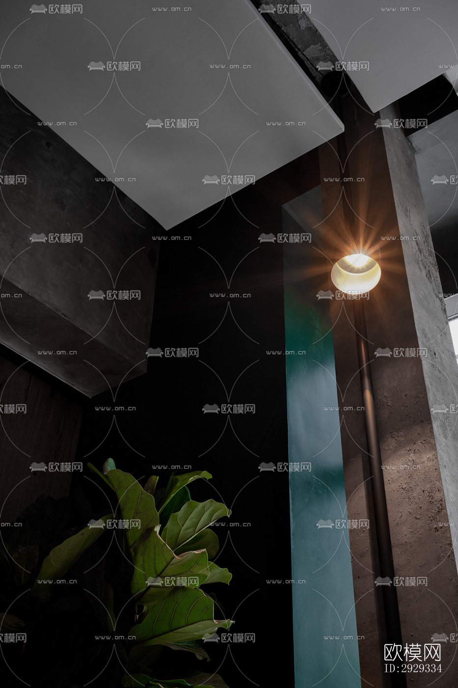 北欧咖啡奶茶效果图下载（渲染图6）