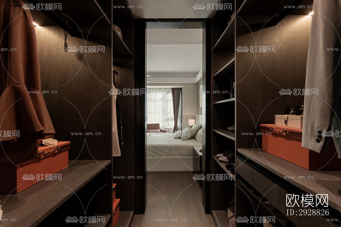 现代平层效果图下载（渲染图9）