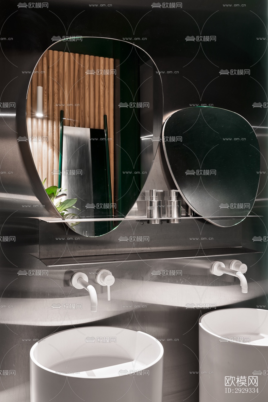 北欧咖啡奶茶效果图下载（渲染图4）