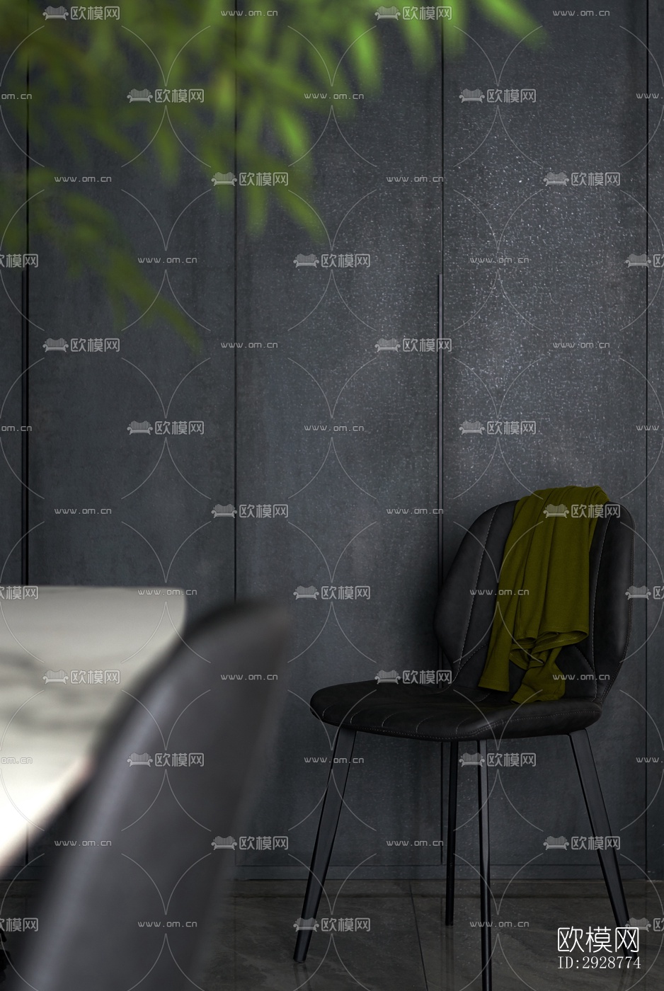 现代平层效果图下载（渲染图7）