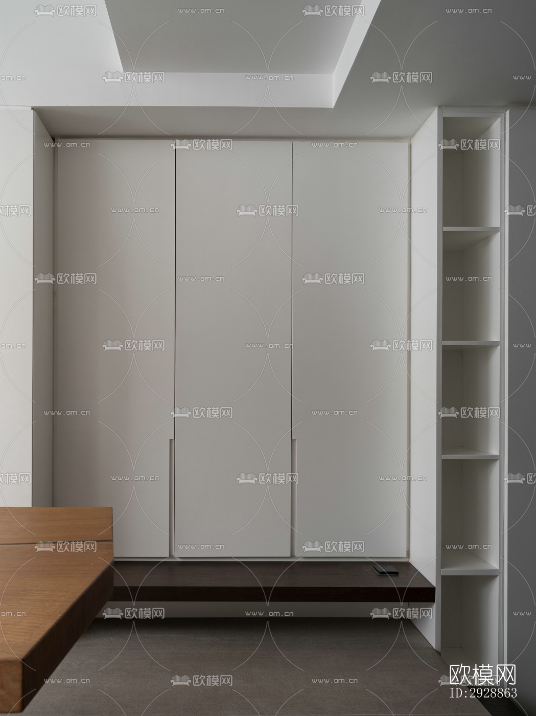 现代平层效果图下载（渲染图15）