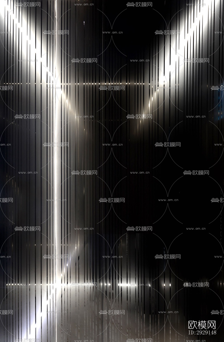 现代办公区效果图下载（渲染图3）