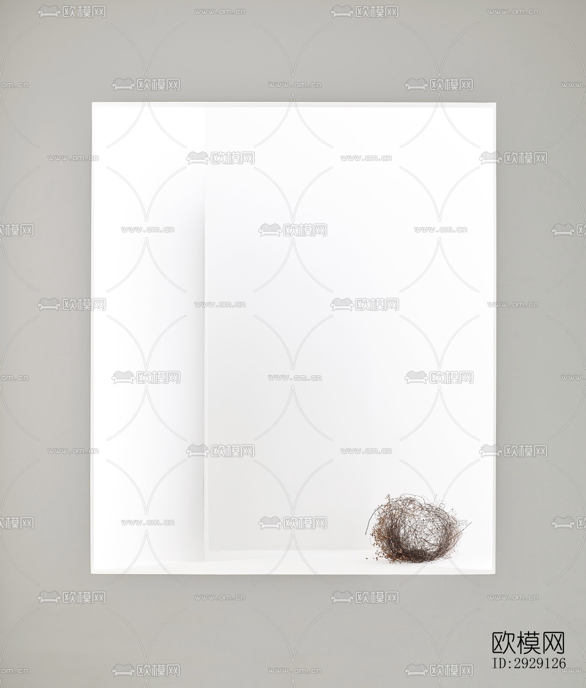 现代办公区效果图下载（渲染图8）