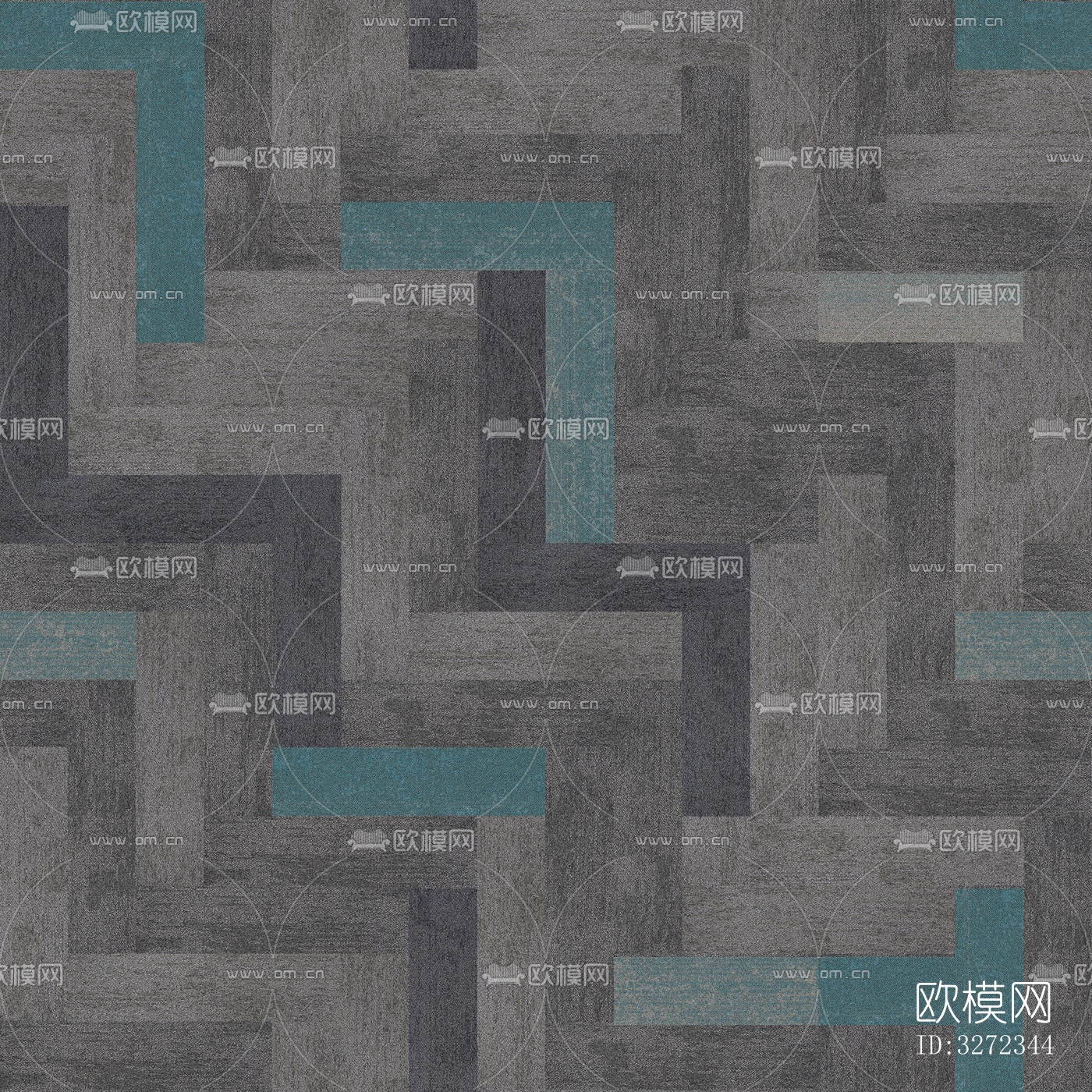 无缝蓝灰拼色毛麻地毯下载