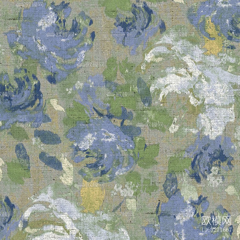 田园花纹壁纸下载