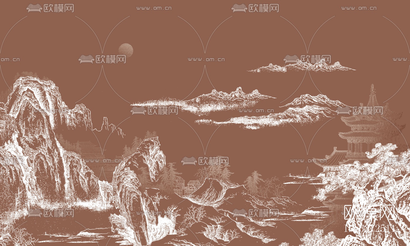 新中式装饰画下载