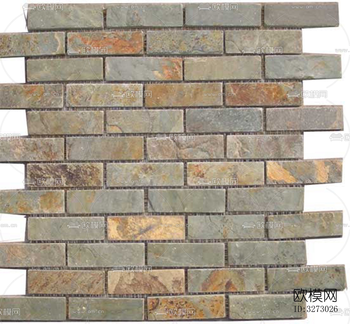 地面砖文化石石材马赛克拼贴下载（渲染图4）