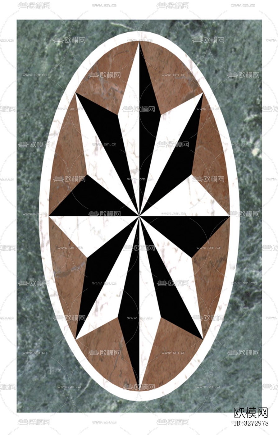 室外石材地面拼花地砖下载（渲染图7）