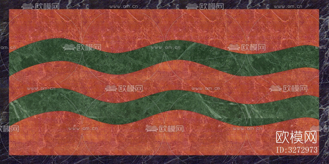 室外石材地面拼花地砖下载（渲染图9）