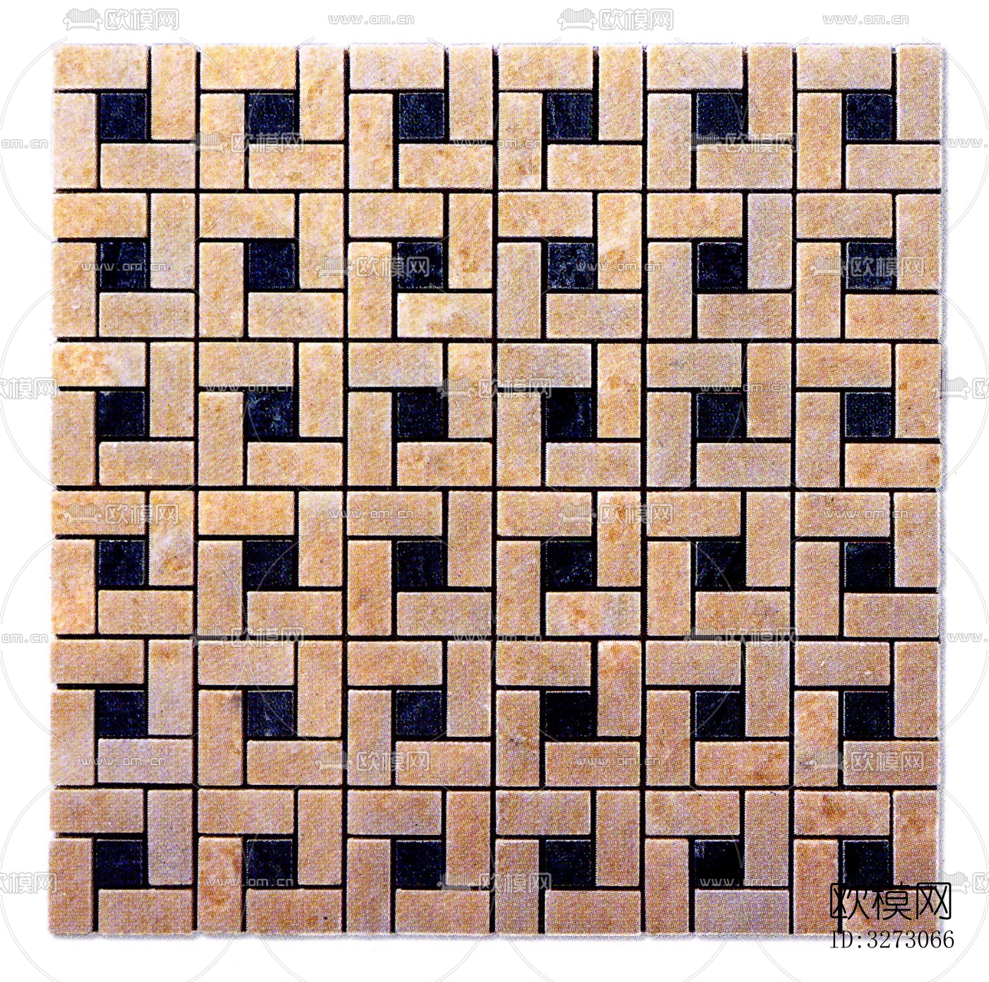 地面砖文化石石材马赛克拼贴下载（渲染图7）