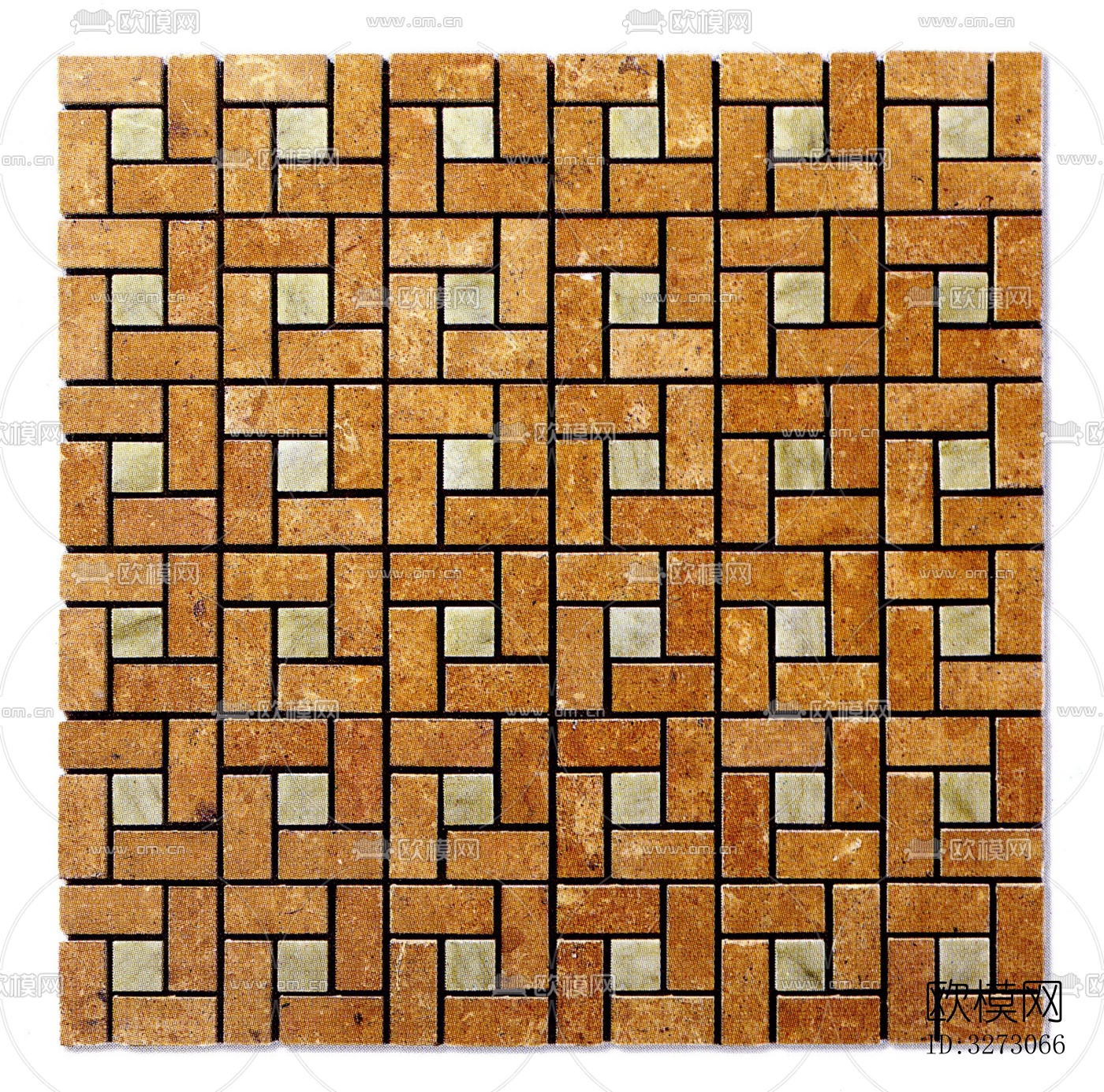 地面砖文化石石材马赛克拼贴下载（渲染图6）