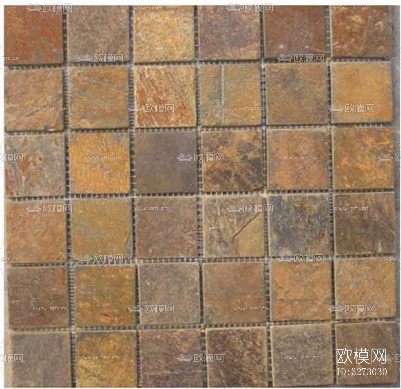 地面砖文化石石材马赛克拼贴下载（渲染图4）