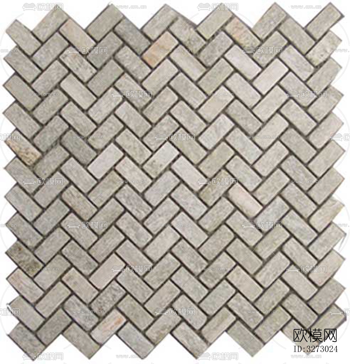 文化石石材马赛克拼贴下载（渲染图5）