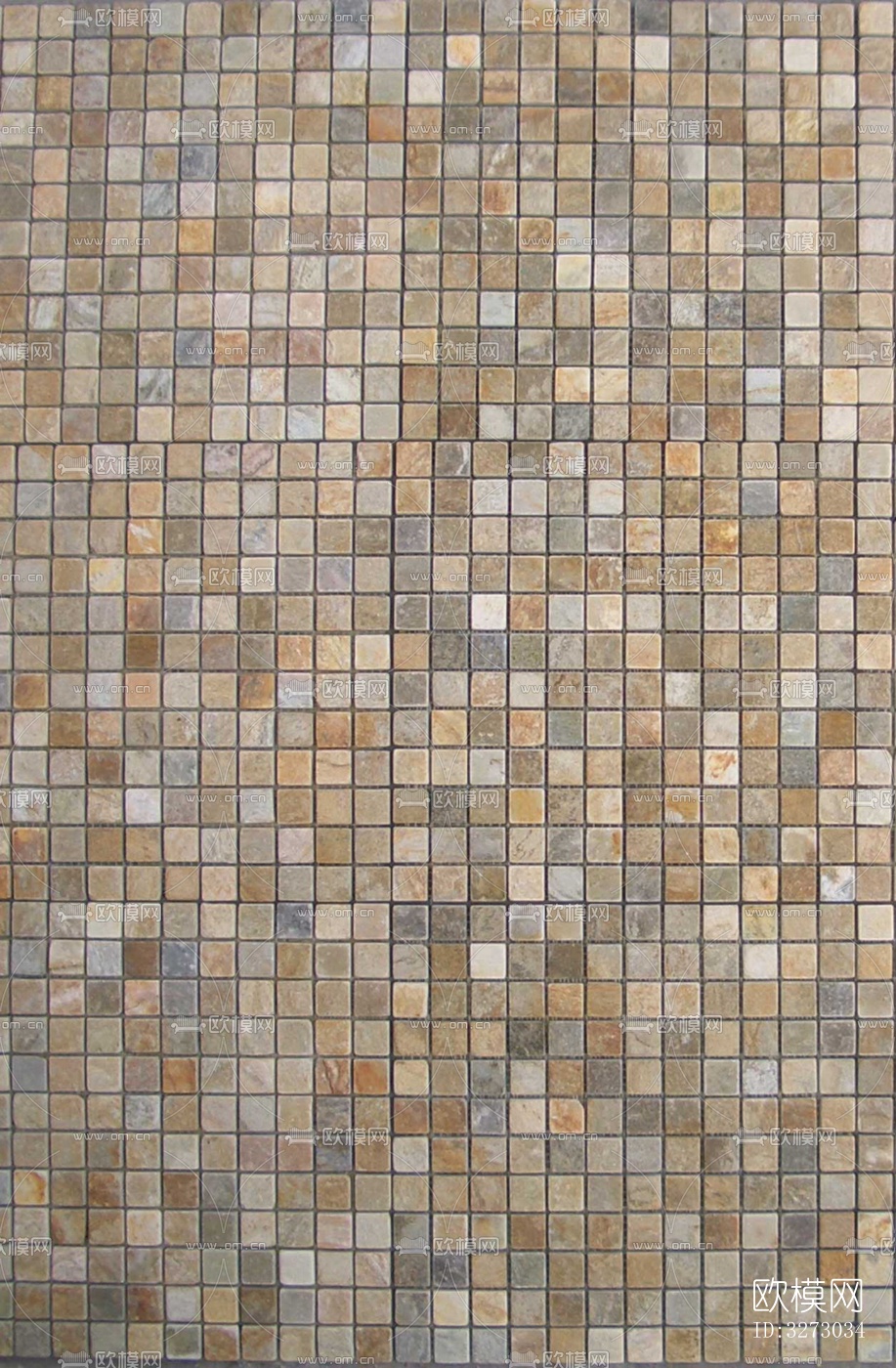 地面砖文化石石材马赛克拼贴下载（渲染图8）