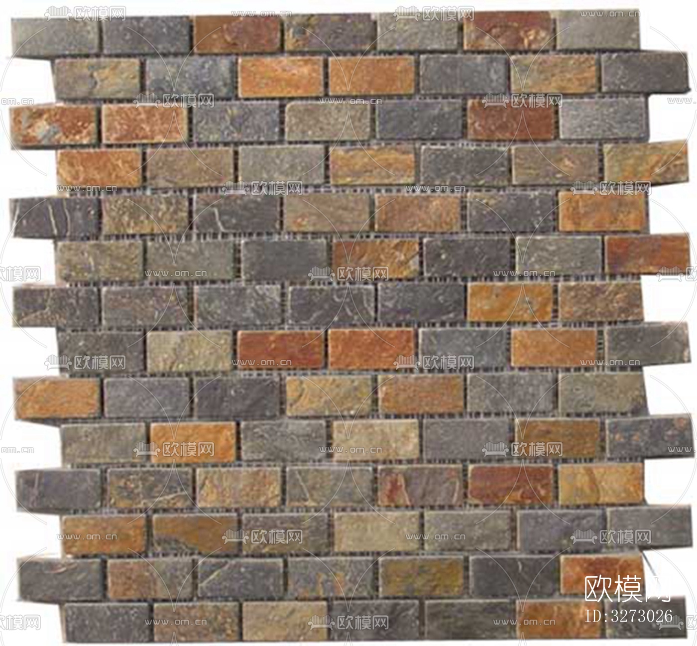 地面砖文化石石材马赛克拼贴下载（渲染图5）