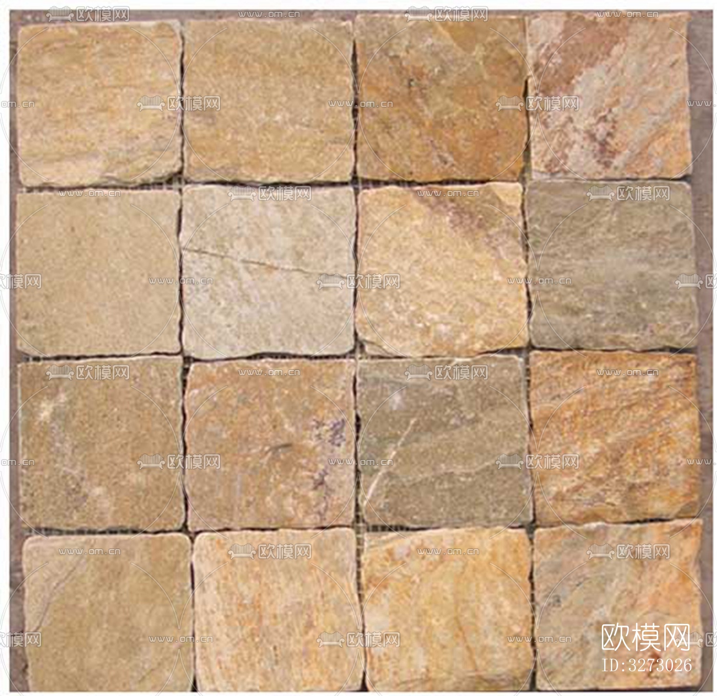 地面砖文化石石材马赛克拼贴下载（渲染图10）