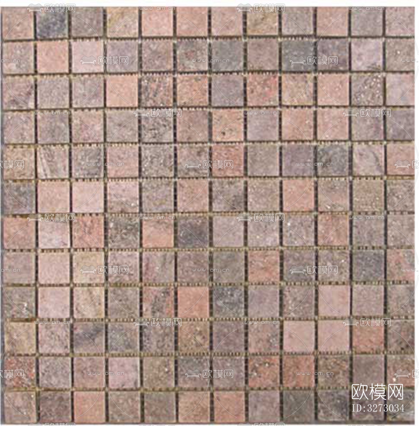 地面砖文化石石材马赛克拼贴下载（渲染图3）