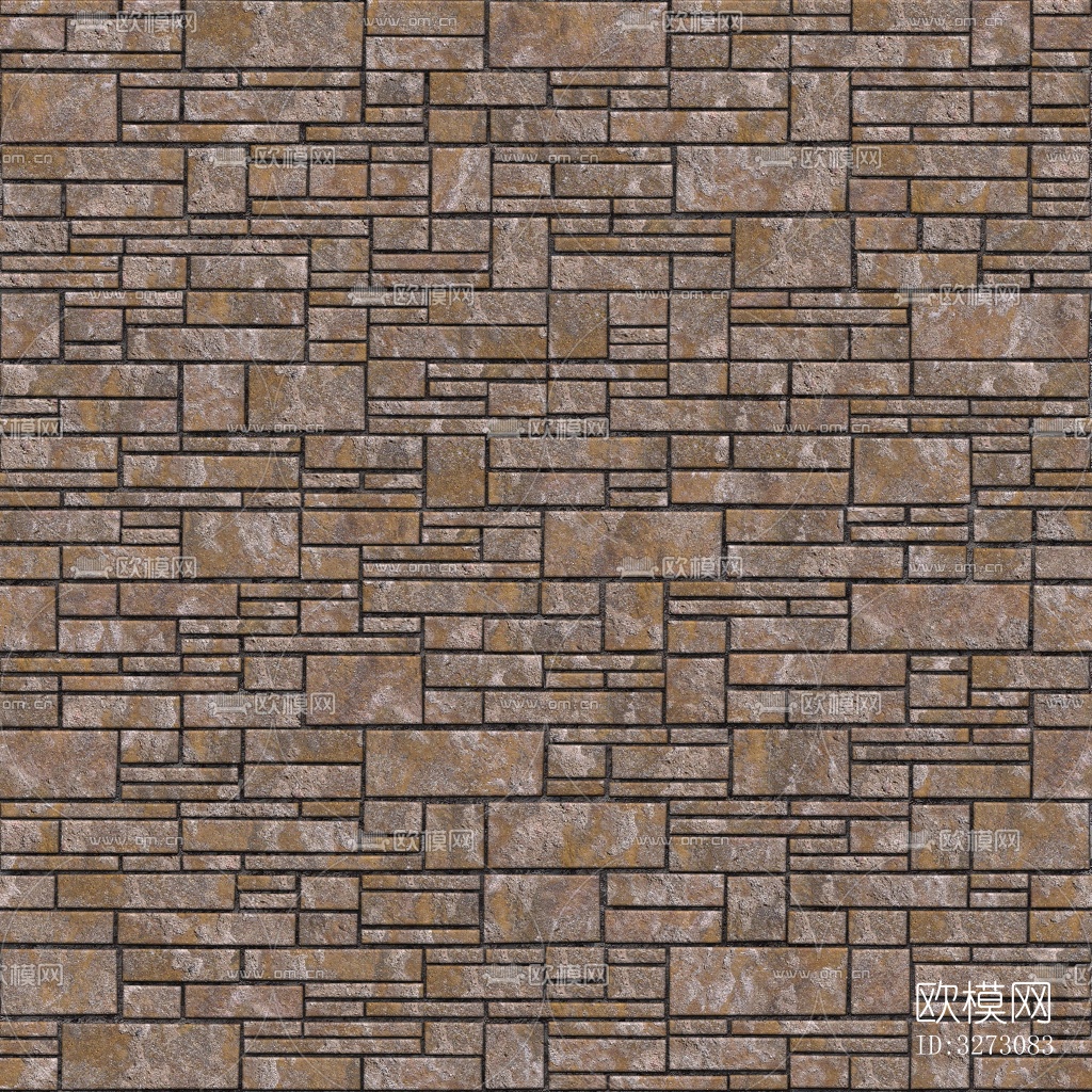 石材挡墙毛石墙下载（渲染图4）