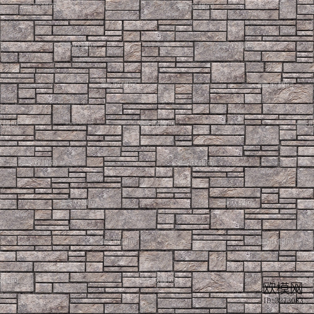 石材挡墙毛石墙下载（渲染图9）