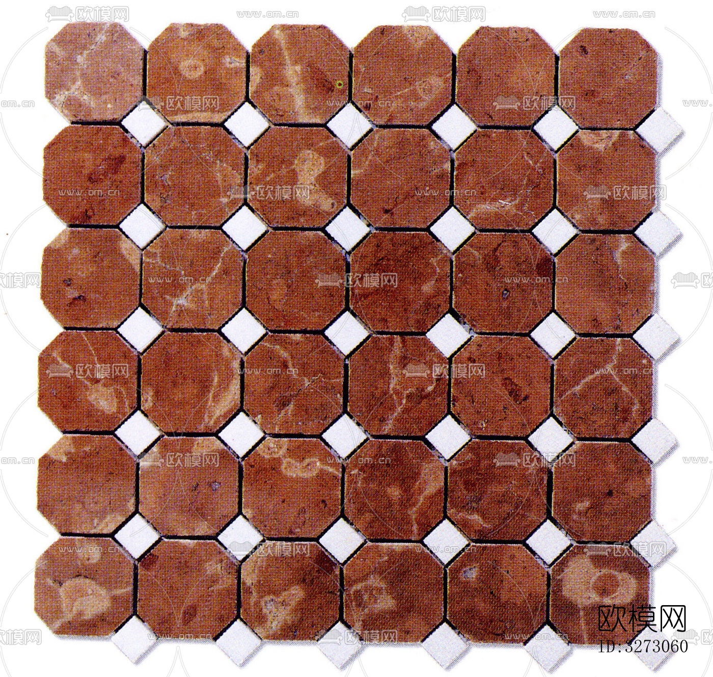 地面砖文化石石材马赛克拼贴下载（渲染图9）