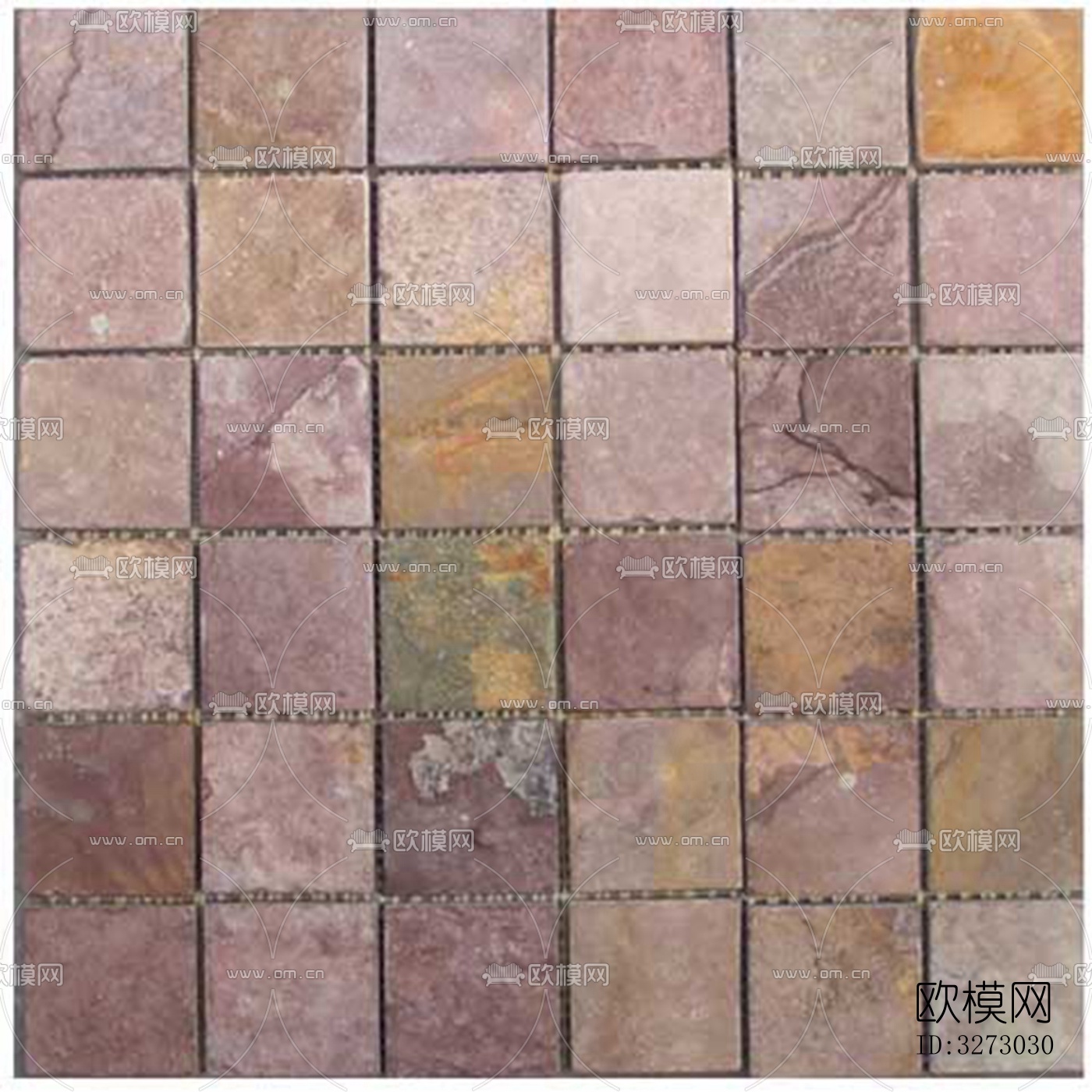 地面砖文化石石材马赛克拼贴下载（渲染图6）