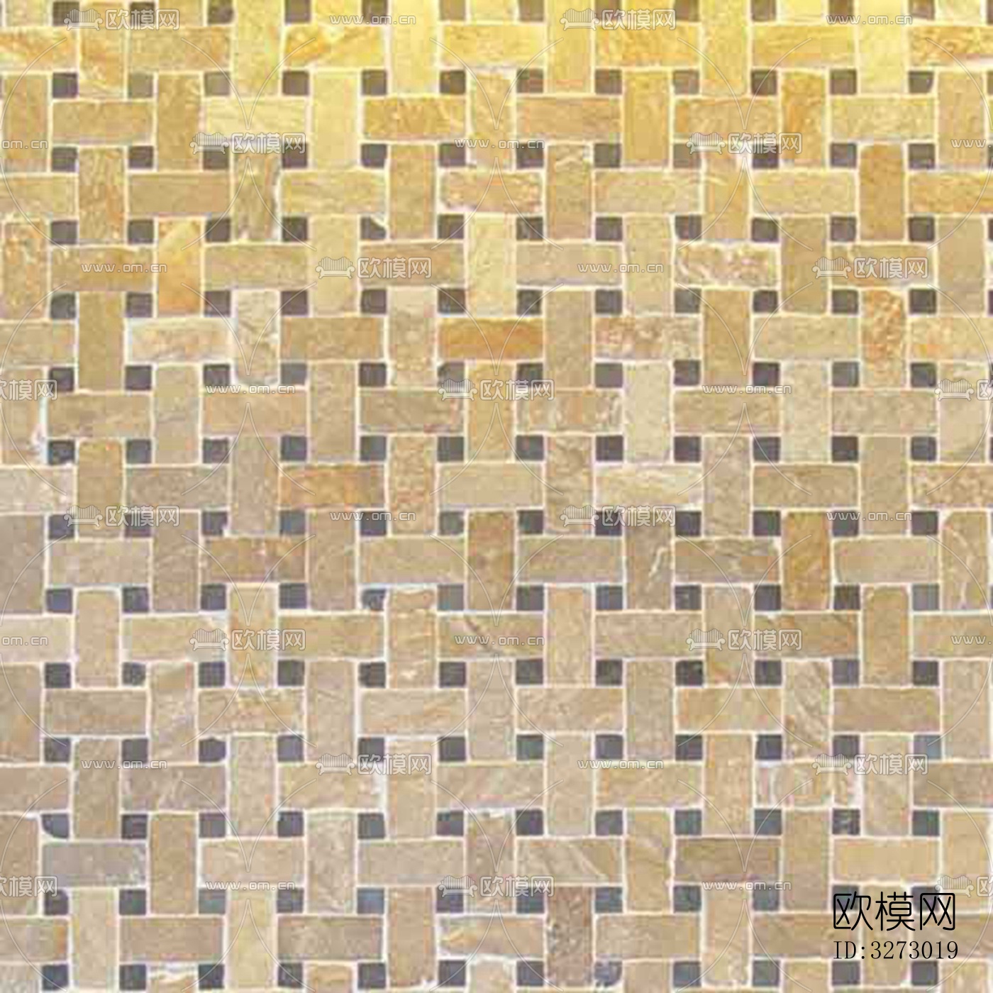 文化石石材马赛克拼贴下载（渲染图7）