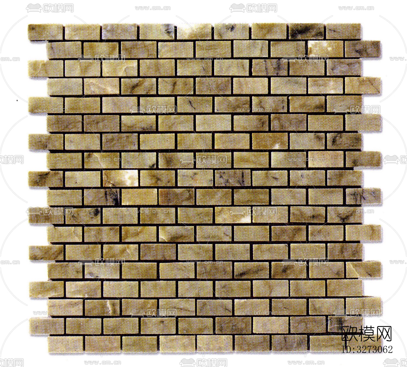 地面砖文化石石材马赛克拼贴下载（渲染图6）