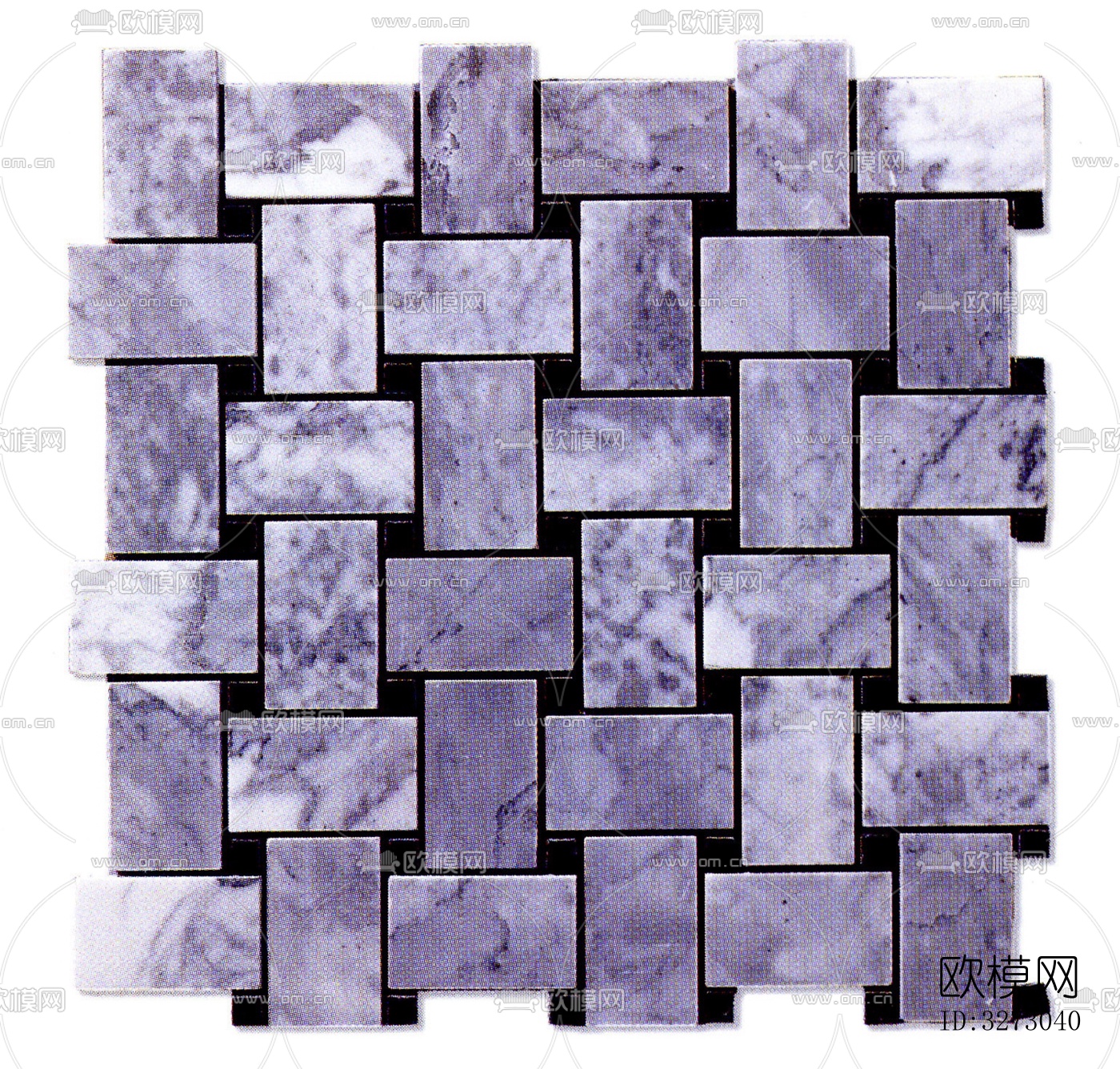 地面砖文化石石材马赛克拼贴下载（渲染图6）