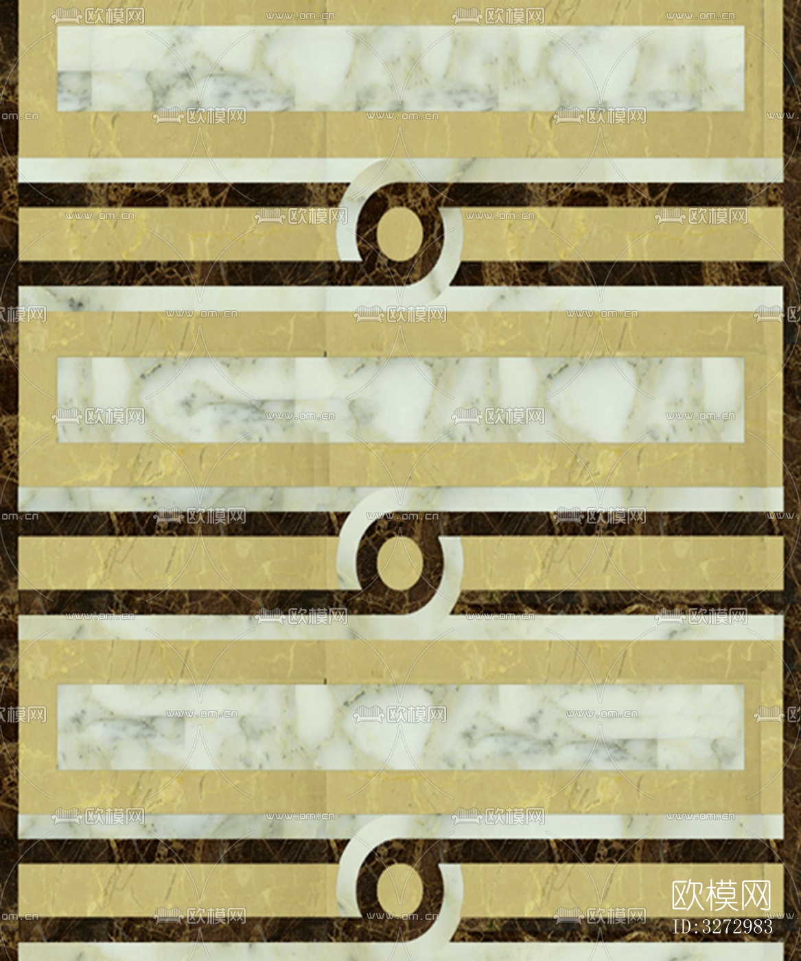 室外石材地面拼花地砖下载（渲染图7）