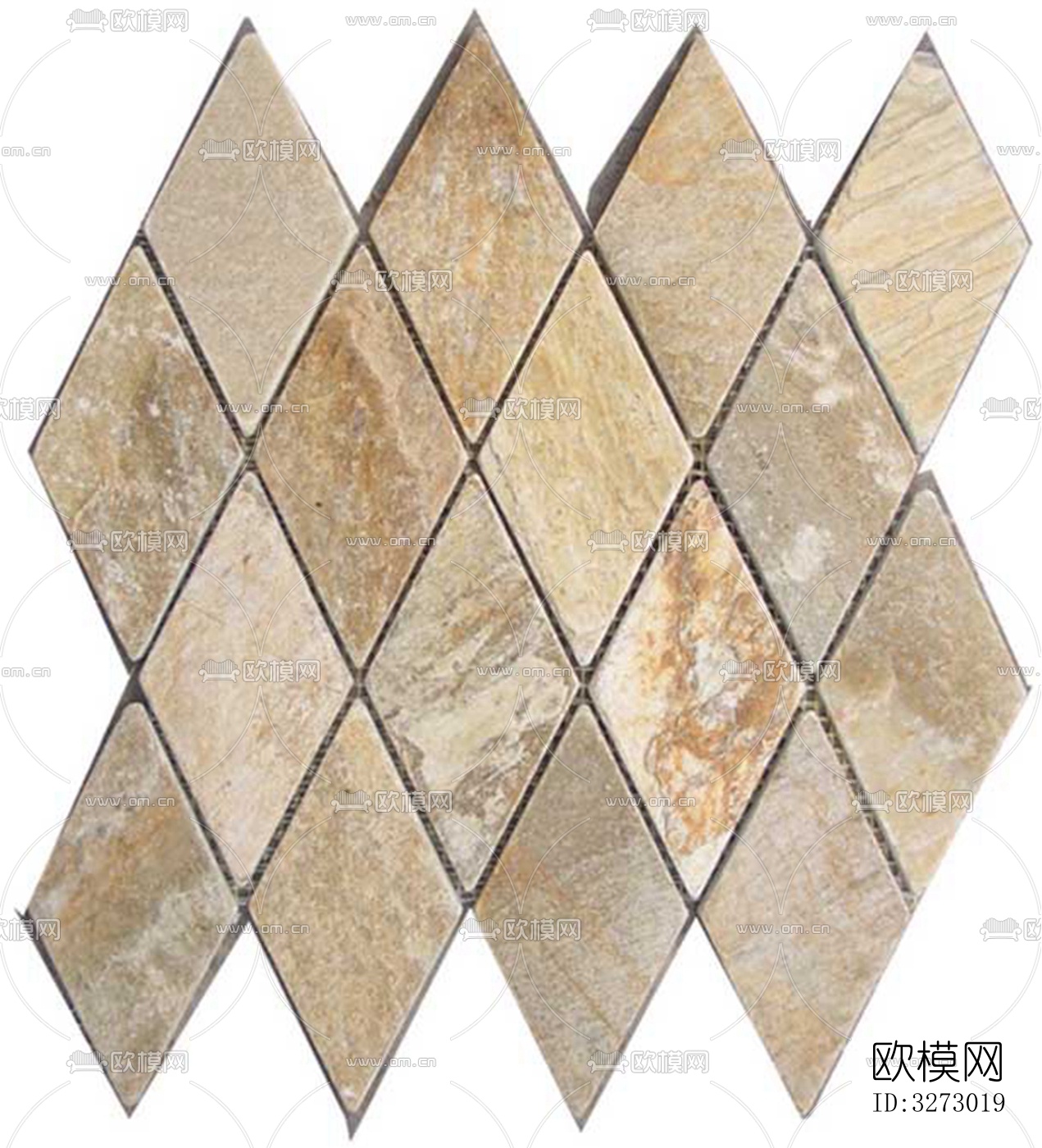 文化石石材马赛克拼贴下载（渲染图9）