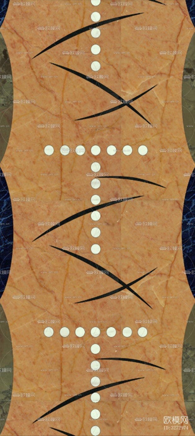 室外石材地面拼花地砖下载（渲染图1）