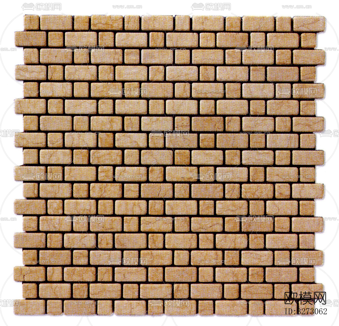 地面砖文化石石材马赛克拼贴下载（渲染图3）