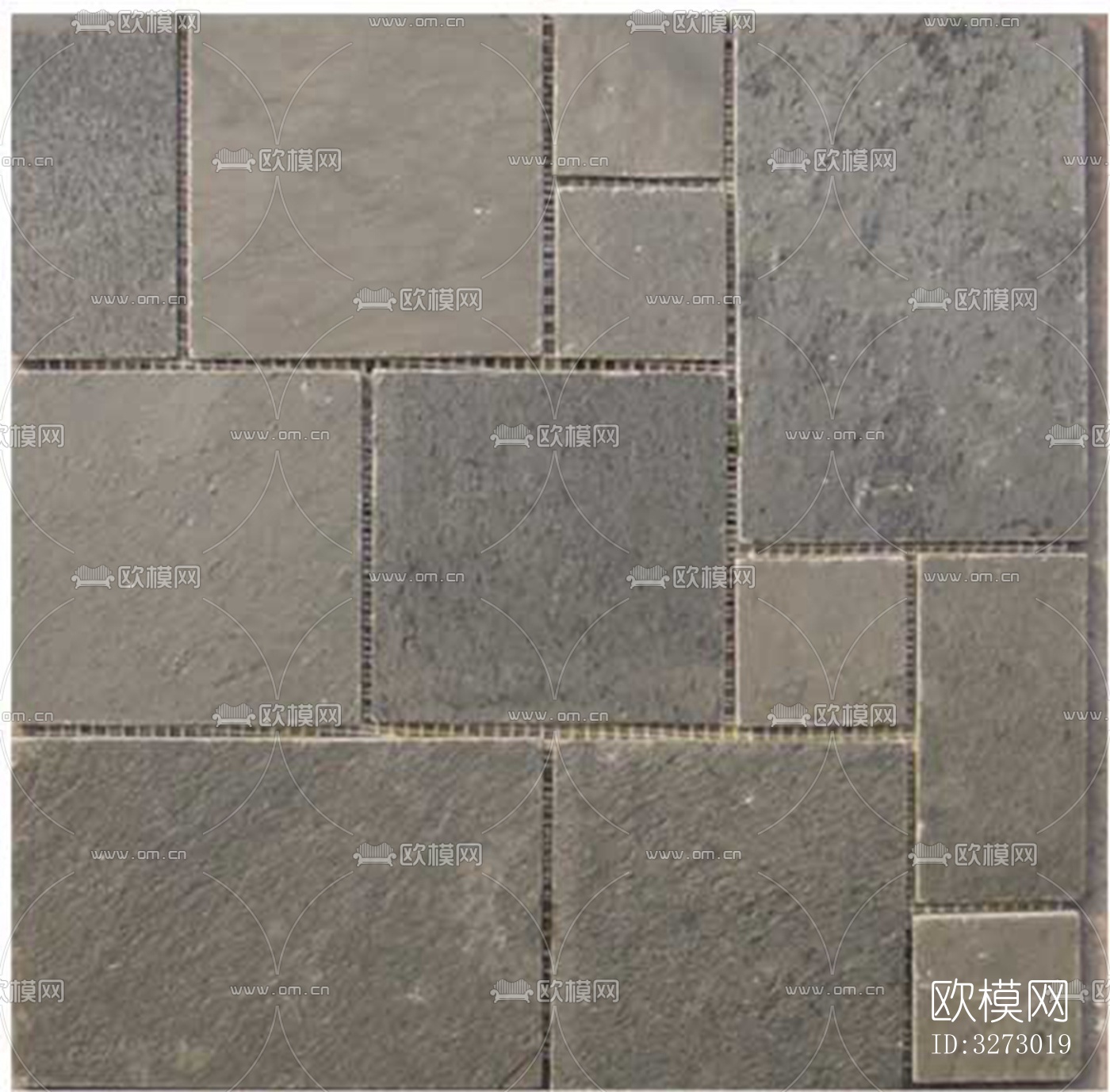 文化石石材马赛克拼贴下载（渲染图4）