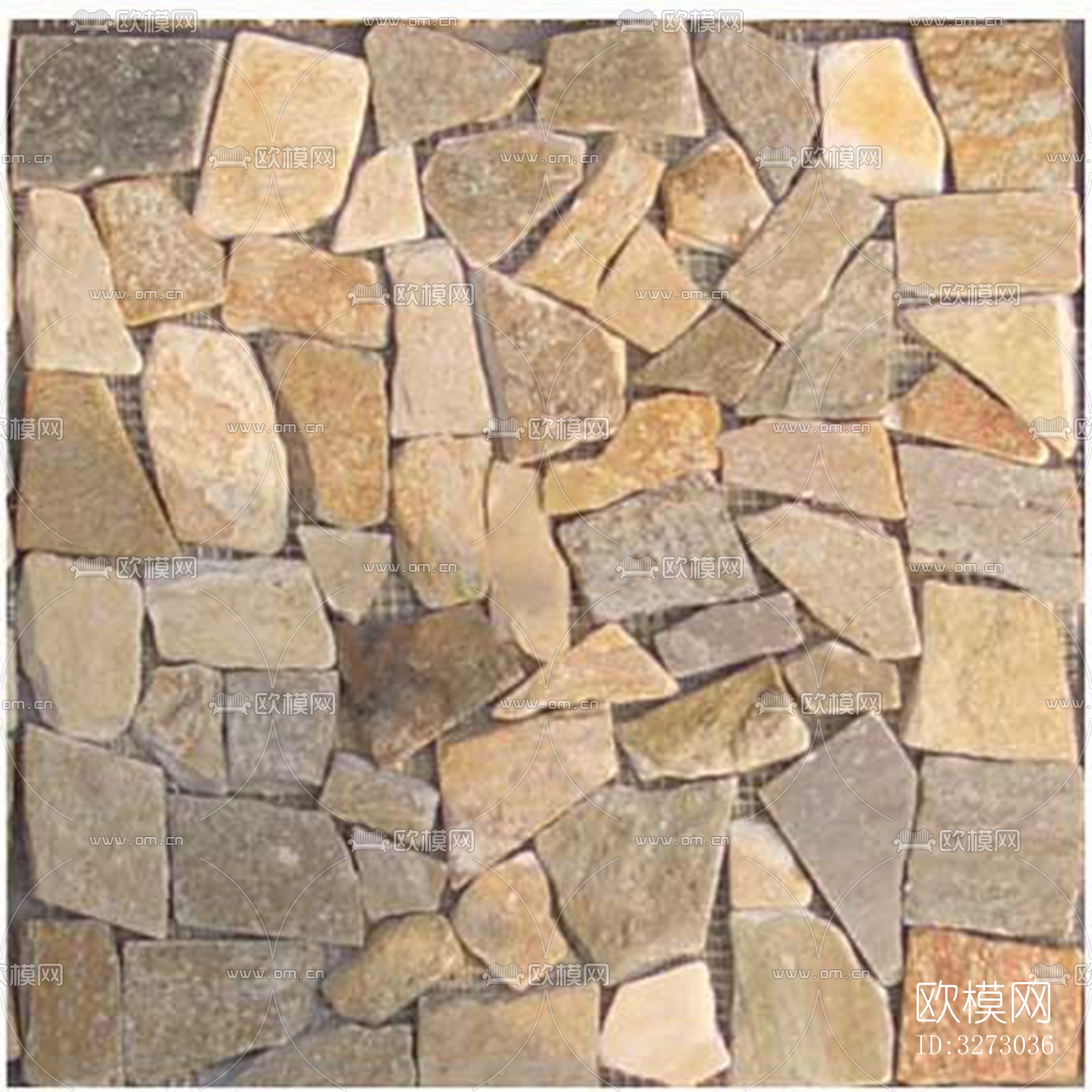 地面砖文化石石材马赛克拼贴下载（渲染图5）