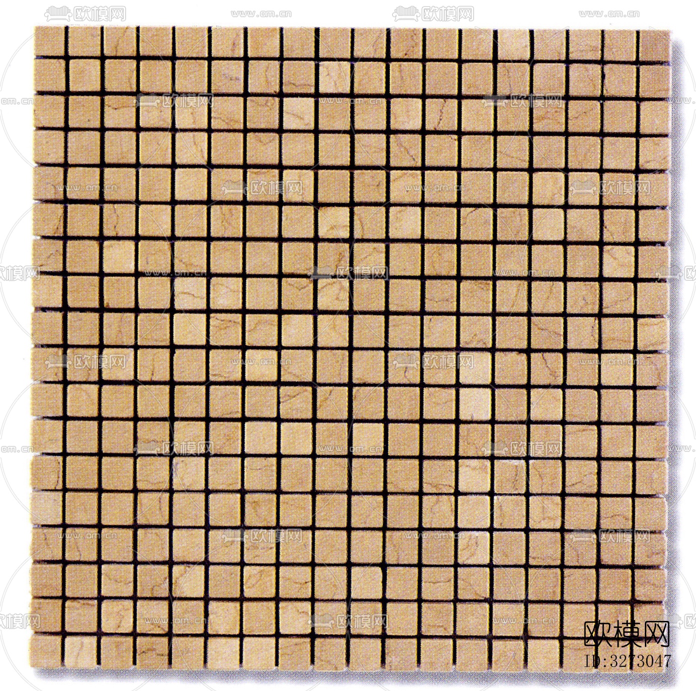 地面砖文化石石材马赛克拼贴下载（渲染图2）