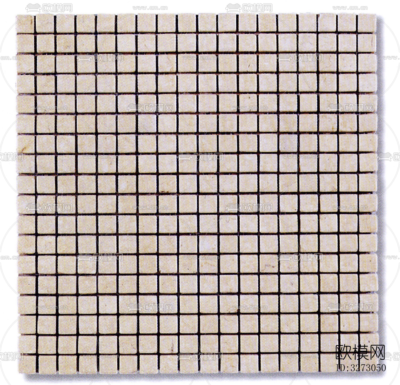 地面砖文化石石材马赛克拼贴下载（渲染图1）