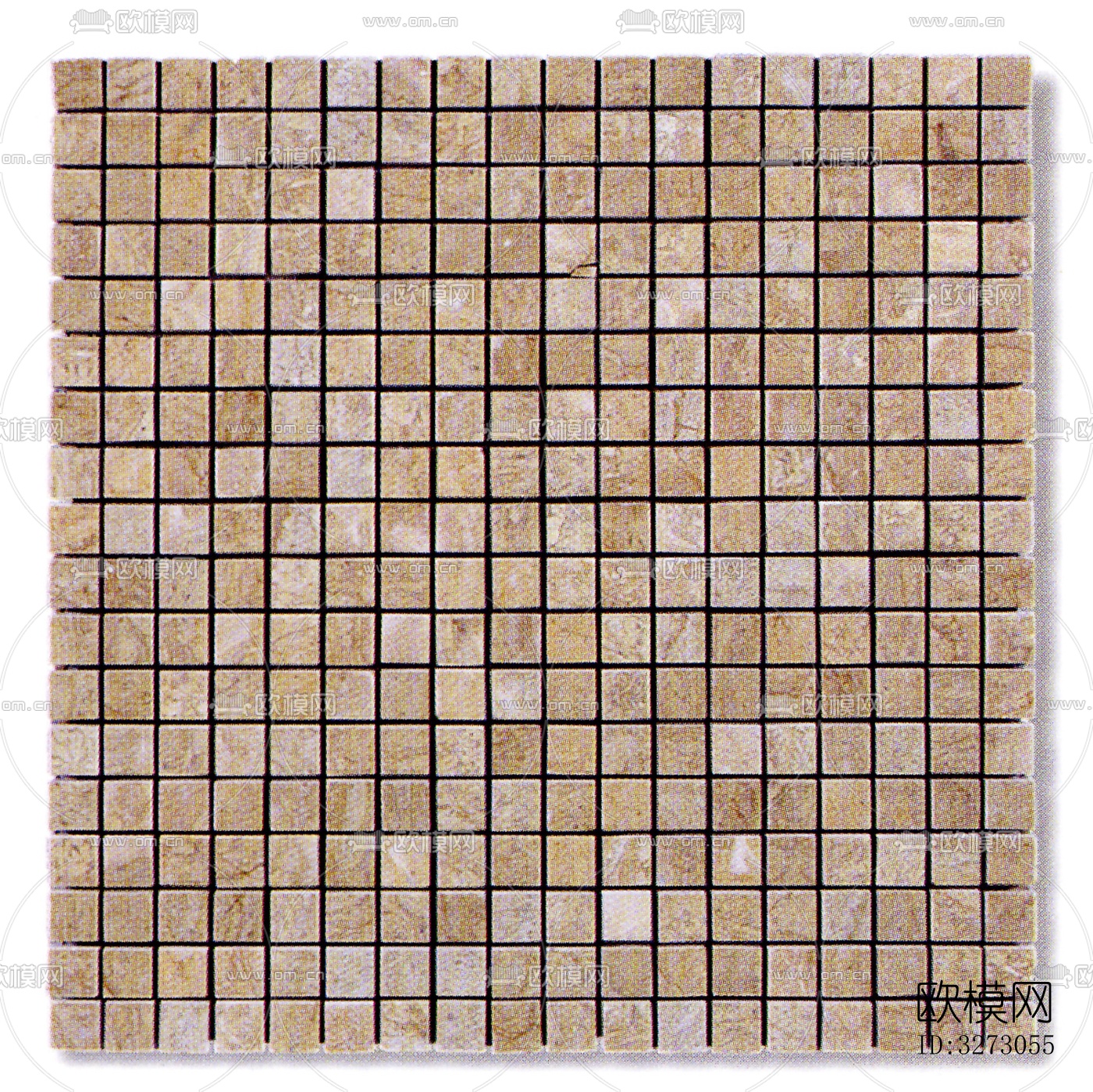 地面砖文化石石材马赛克拼贴下载（渲染图9）