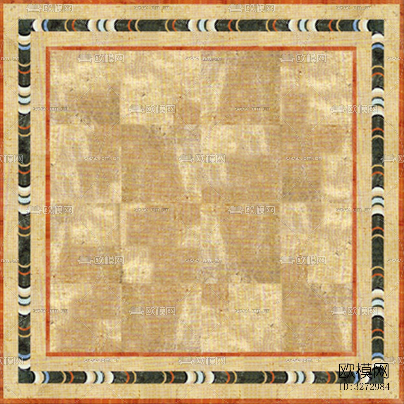 室外石材地面拼花地砖下载（渲染图5）