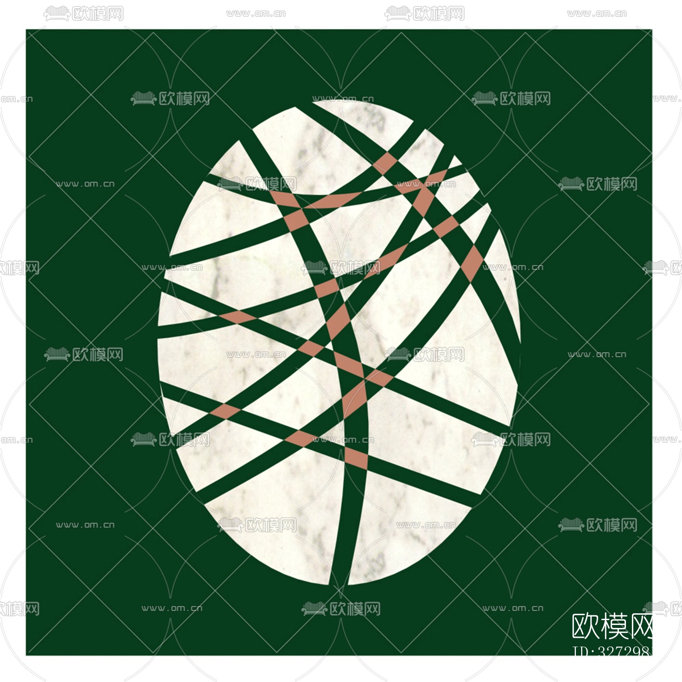 室外石材地面拼花地砖下载（渲染图5）