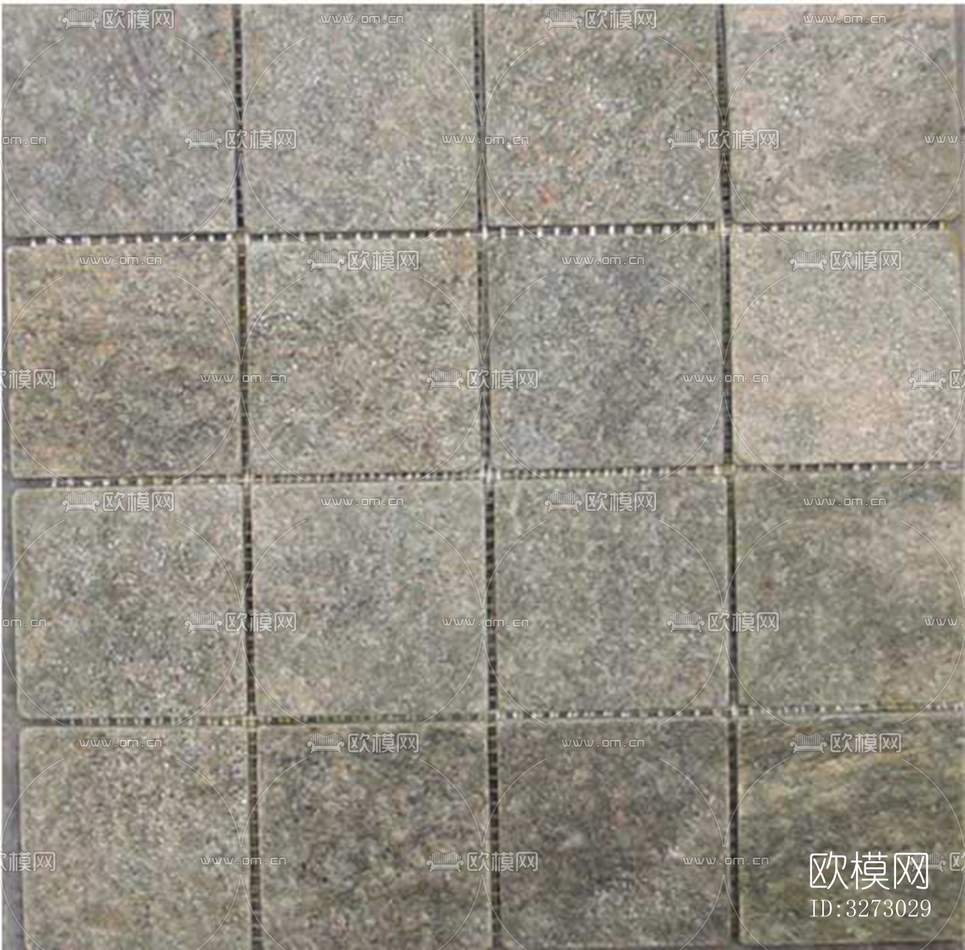 地面砖文化石石材马赛克拼贴下载（渲染图2）